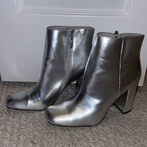 Silver Heeled Boots